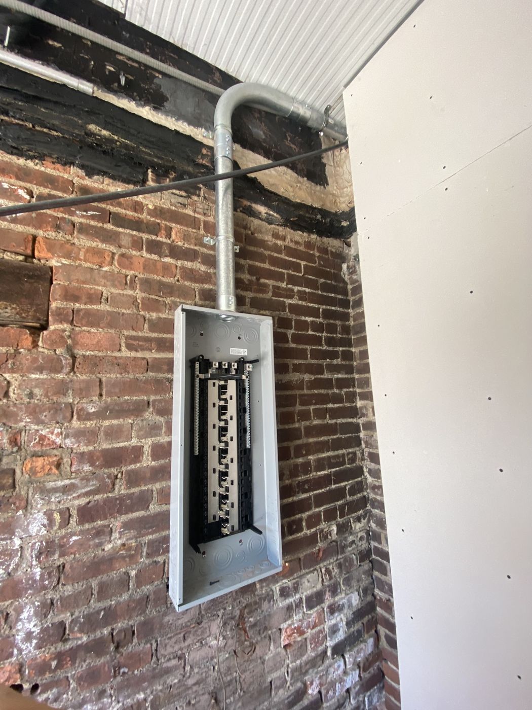 Completed electrical and home improvement project