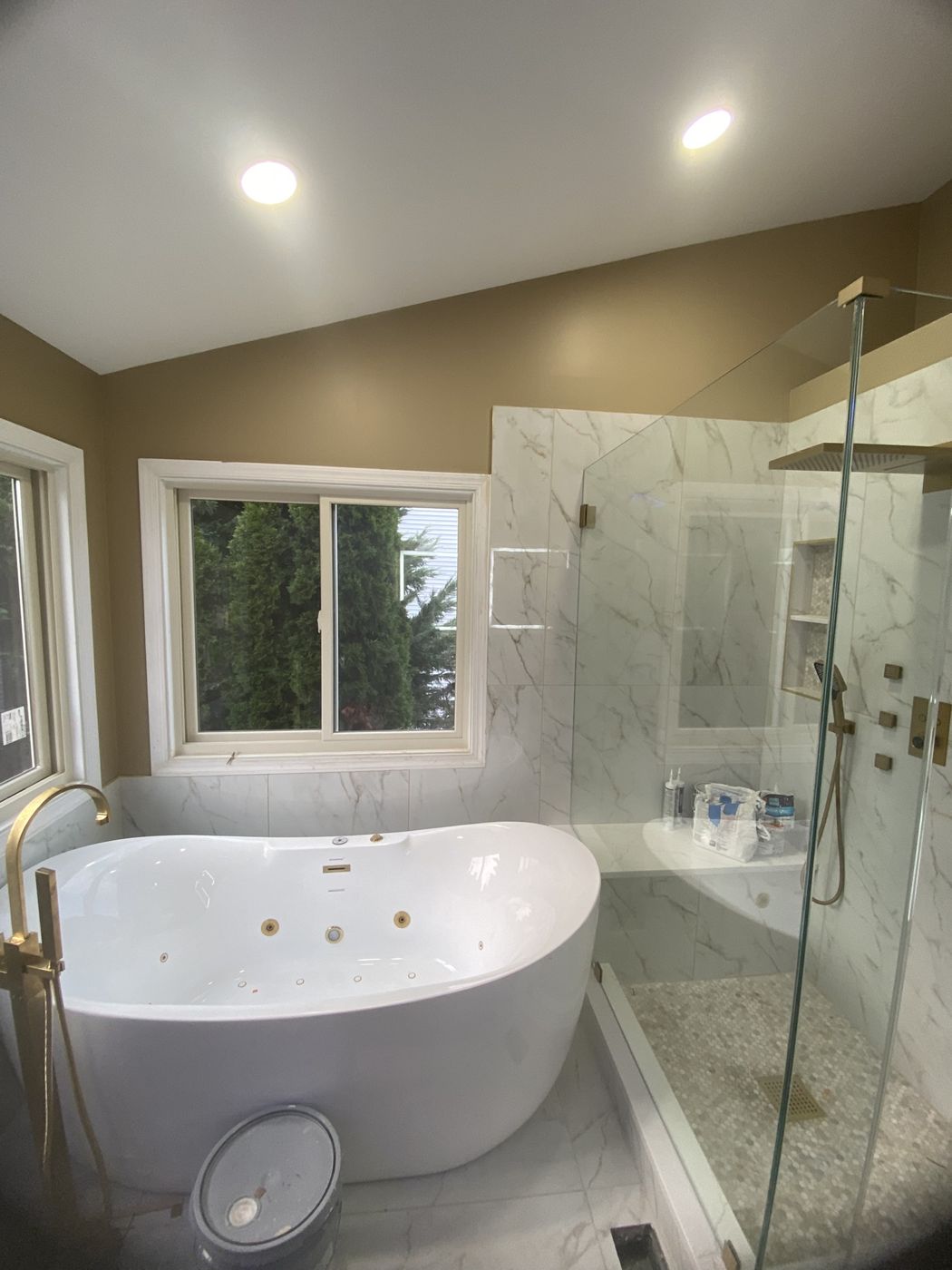 Completed electrical and home improvement project
